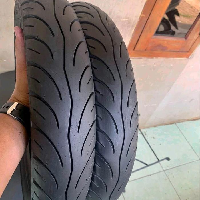 PROMO SEPASANG BAN MATIC PRESA 80/90 & 90/90 RING 14 TUBLES BATIKAN SUPER