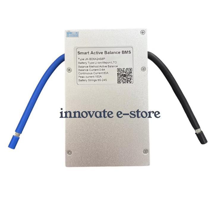 Bms baterai lifepo4 jikong 8s-24s 100a smart balancer bluetooth - 8s-24s 80-150ah