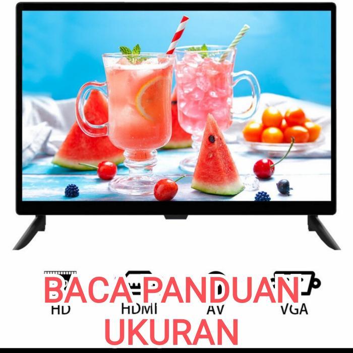 FREE HDMI / ANTENA LED TV ANIMAX 24 INCH USB MOVIE VGA HDMI GARANSI - FREE BRACKET, 21 Inch