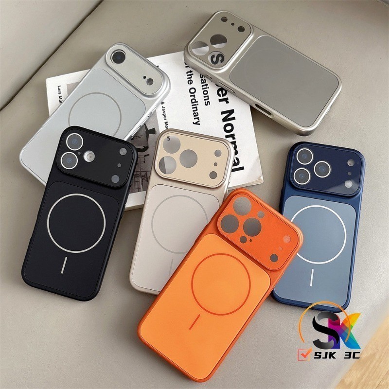 Ganti Sekarang Jadi Casing Magnetik Matte 17Pro untuk iPhone iPhone 17 16 15 14 13 Pro Max 12Promax 