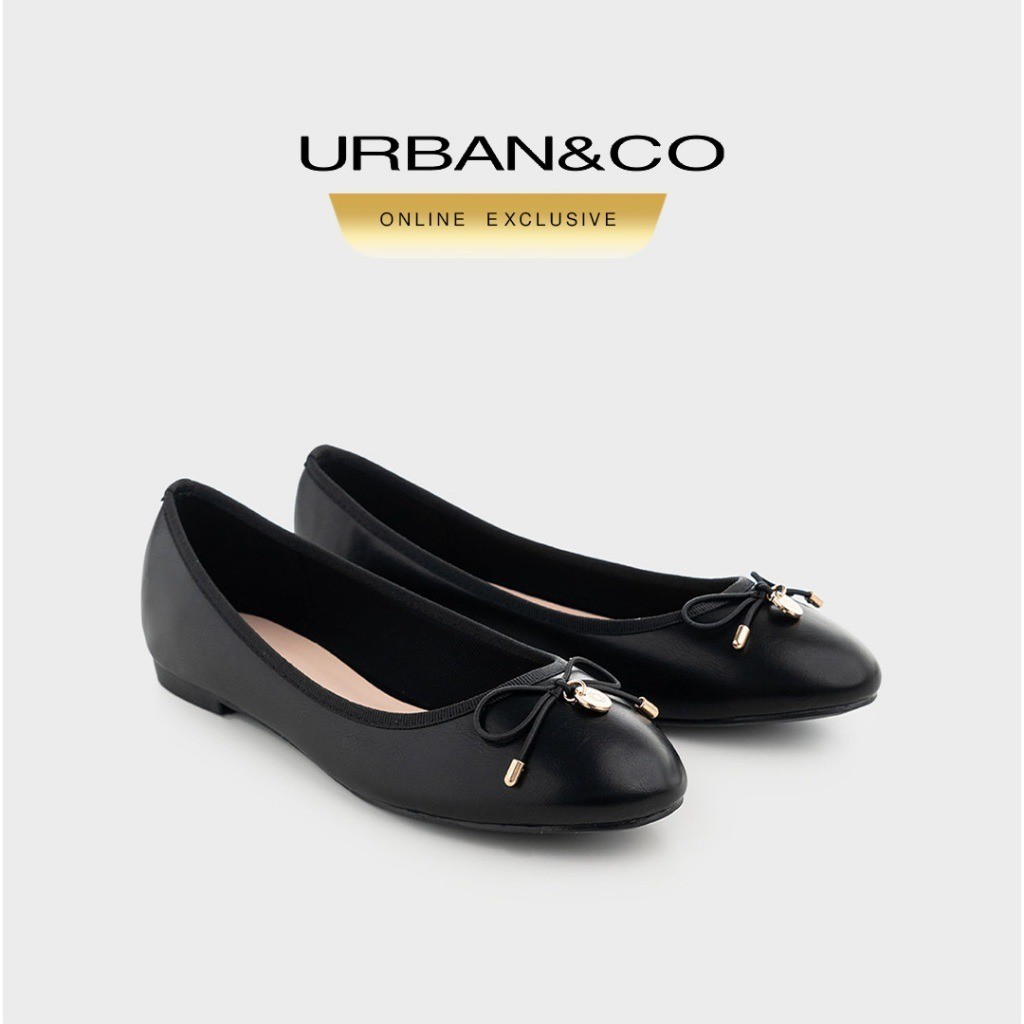 URBAN&CO Belvia Essentials Flatshoes Sepatu Kerja Slip On Wanita Kekinian