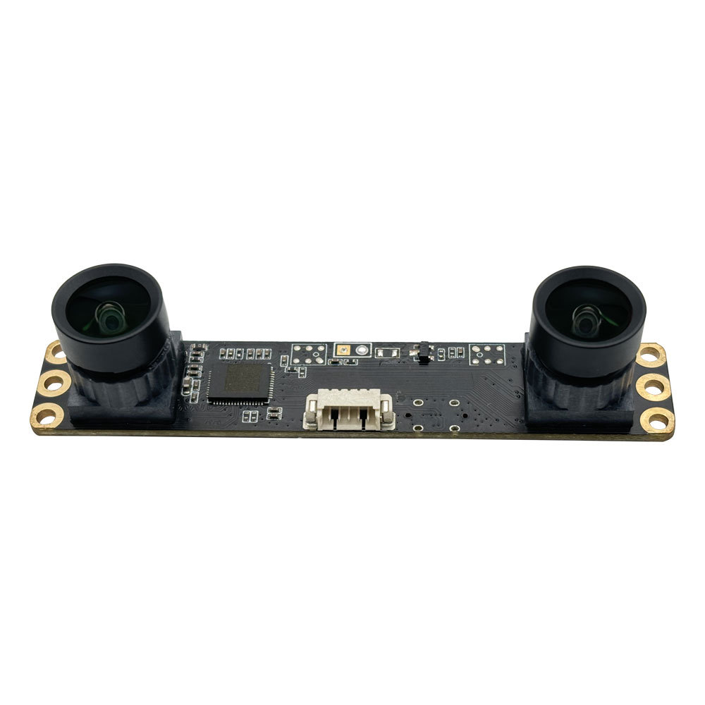 Lensa Ganda 1/4" CMOS OV9281 1MP Kecepatan Bingkai Tersinkronisasi 1280 * 800 60FPS HFOV 66° Modul K