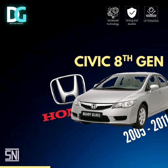 Kaca Depan & Belakang Mobil Honda Civic 2005-2011 8th Gen [Civic Batman FD]
