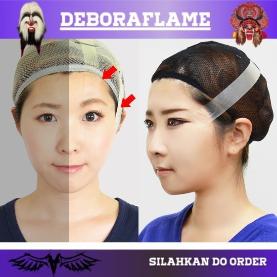 terlaris TA waterproof face lift tape v shape selotip lakban pembentuk muka wajah coss