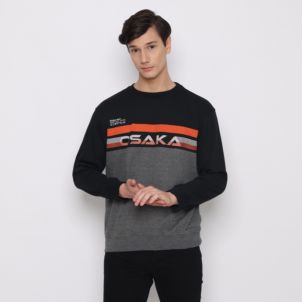 SYAZIAS MATSUDA Murayama Warna Black Sweater Crewneck