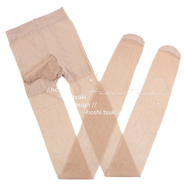 READY-PRIVASI-COD-Stoking Pria jumbo size-Hoshi Tsuki pantyhose stocking man-silk stocking kulit-sto