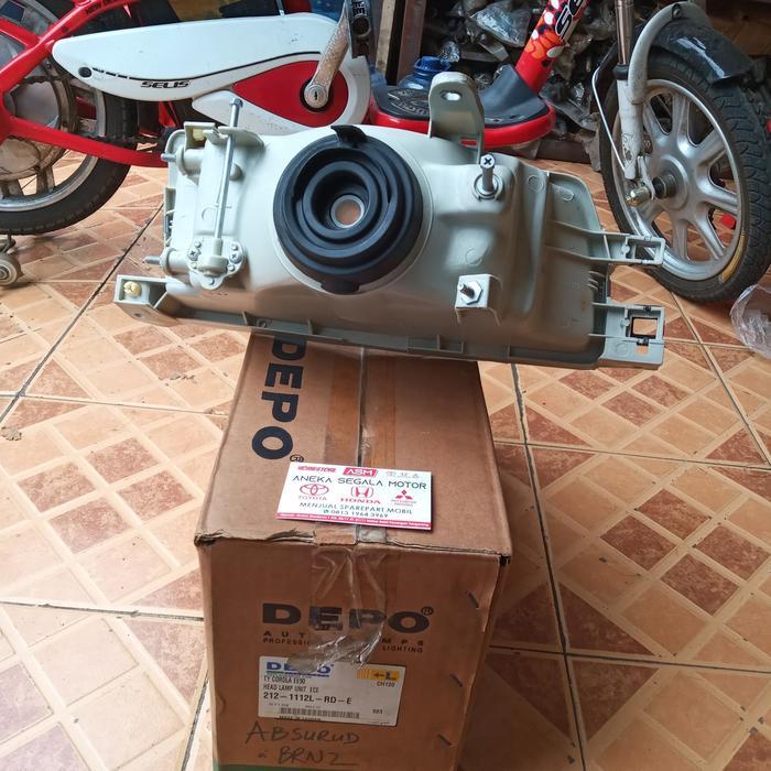 headlamp kiri Corola SE Twincam EE90 AE92 1986 1987 PASSS