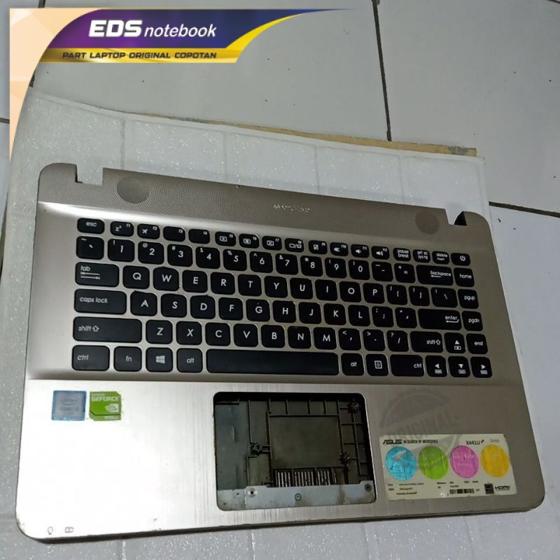 Casing Bawah Palmrest Set ASUS x441 x441s x441n x441m x441u x441b _gold