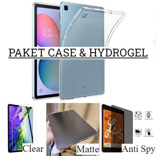 Case dan Hydrogel Samsung Tab A7 2020 10.4 INCH Case Anti Gores Tab A7 - Case+HG Clear
