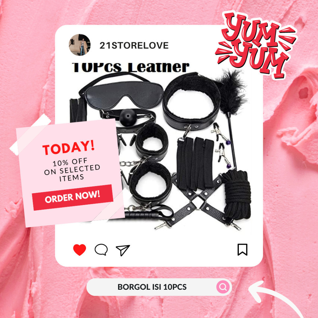 ~ Set Tali Borgol Pengikat Kaki dan Tangan