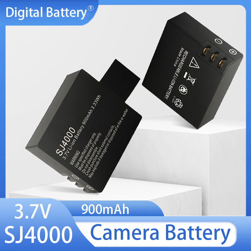 3.7V 900mAh SJ4000 Camera Battery for SJCAM SJ4000 SJ5000 SJ6000 SJ7000 SJ8000 M10 Sports Action Cam