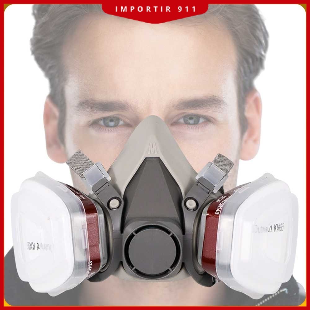 Masker Gas Half Mask Respirator KN95 - 6200