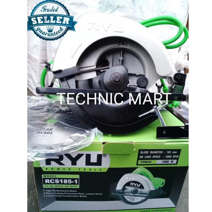 Mesin Potong Kayu RYU RCS185-1/Mesin Gergaji Kayu Circular Saw RYU