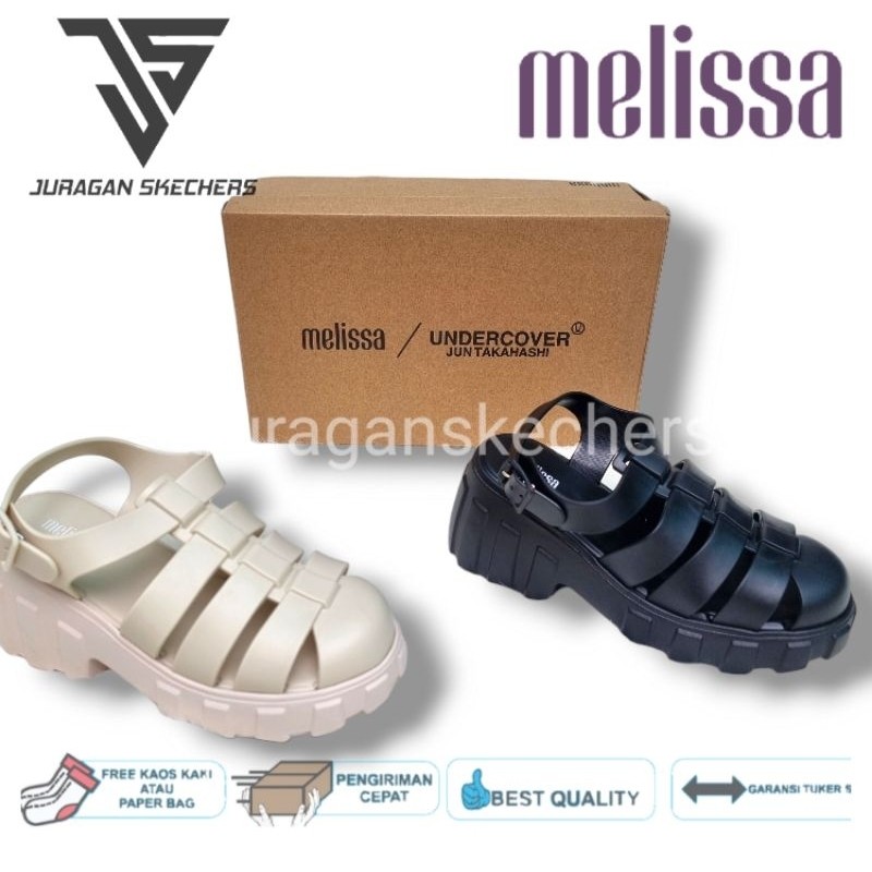 SANDAL MELISSA MEGAN / MELISSA MEGA PLATO / MELISSA WEDGES / SANDAL WEDGES MELISSA high quality prem