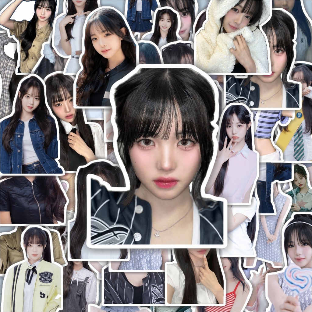 100PCS Lucu Stiker KIM CHAEWON (tripleS) Stiker Aesthetic Stiker Anti Air Stikers Berperekat Waterpr