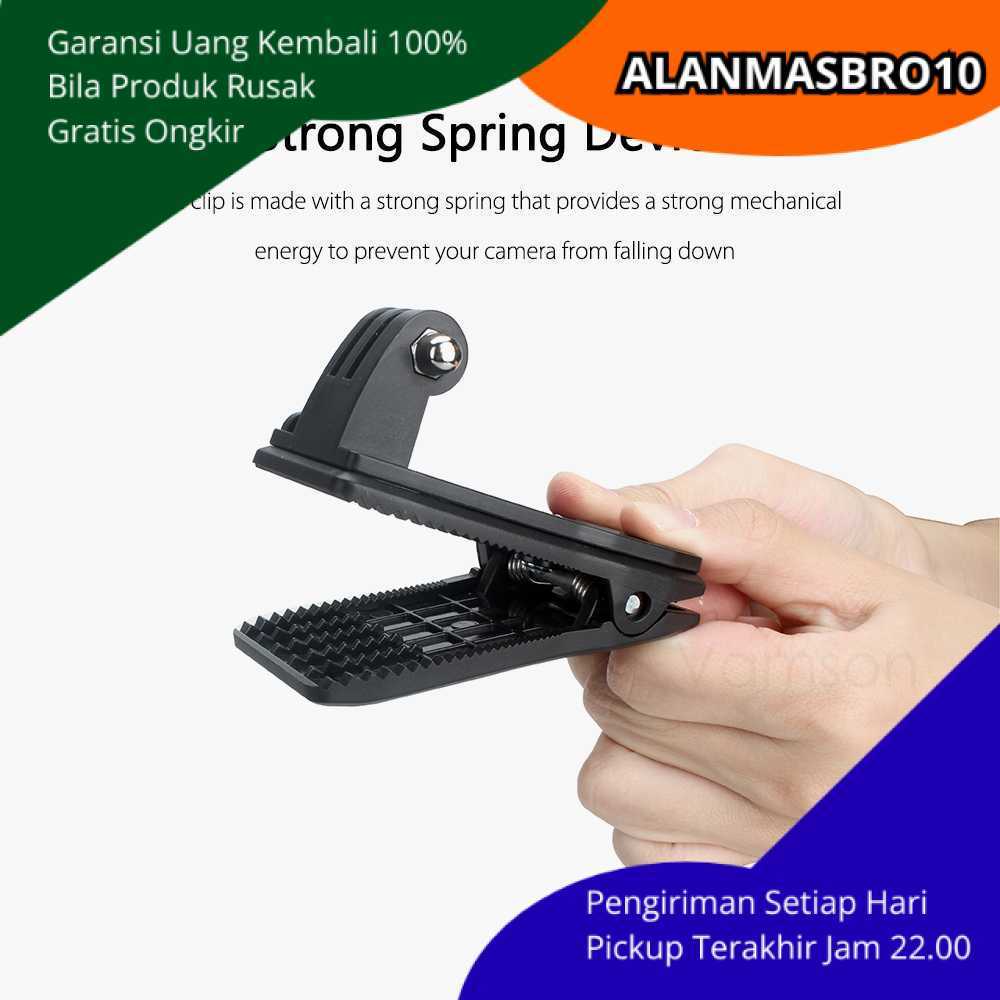 Clamp Mount Kamera Aksi Putar 360 Derajat Plus Holder Smartphone Untuk GoPro Xiaomi Yi Dan Sejenisny