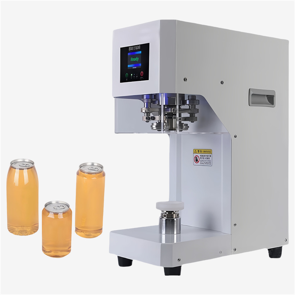 Commercial Can Sealing Machine 330500650ml Can Sealer 55mm Caliber Milk Tea Beverage Bottle PET Alum