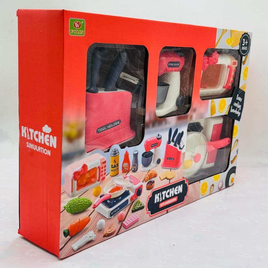 Premium Mainan Anak Peralatan Dapur - Cooker - Blender - Oven - Knives