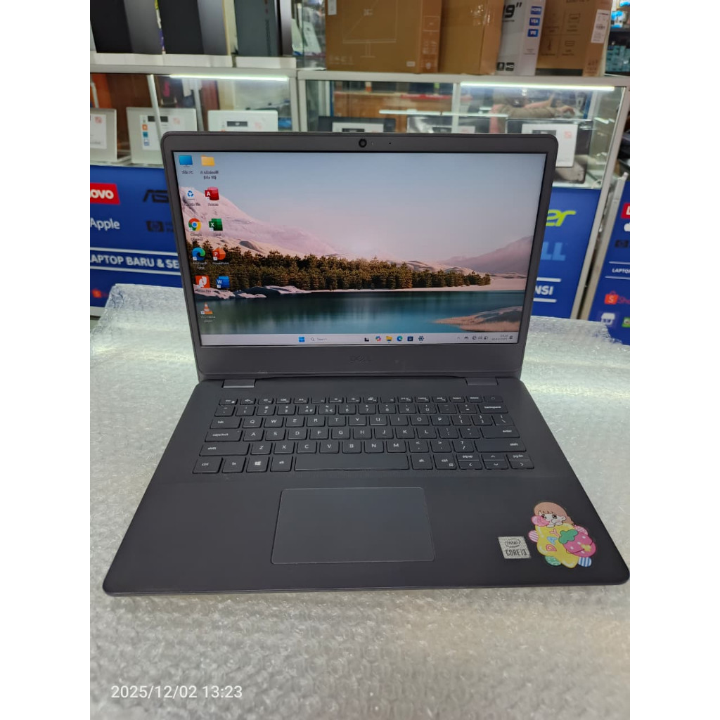 Laptop Dell Vostro 3401 Core i3 gen 10 RAM 8 GB SSD 256 GB WINDOWS 11 MULUS SIAP PAKAI