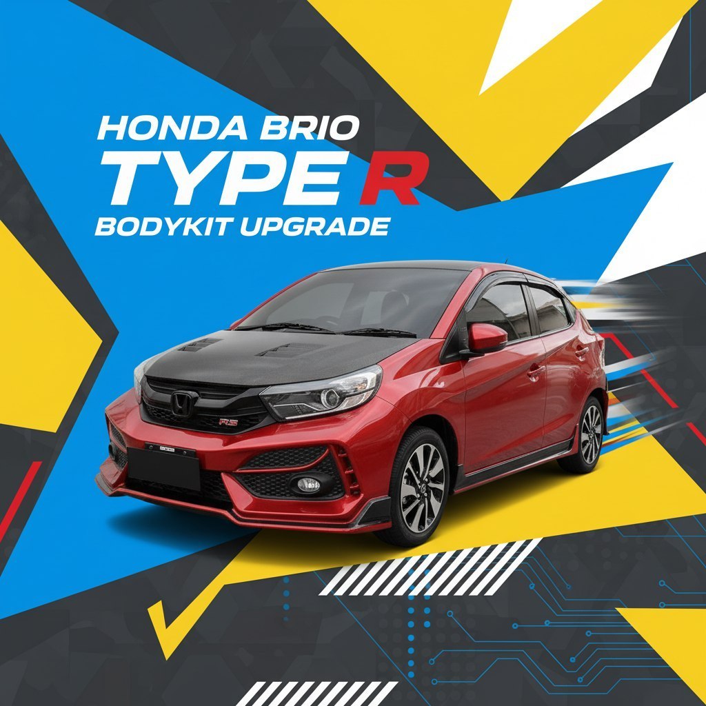 bodikit bodykit bumper Brio type r 2018/2021 BODIKIT BRIO BODY KIT BRIO