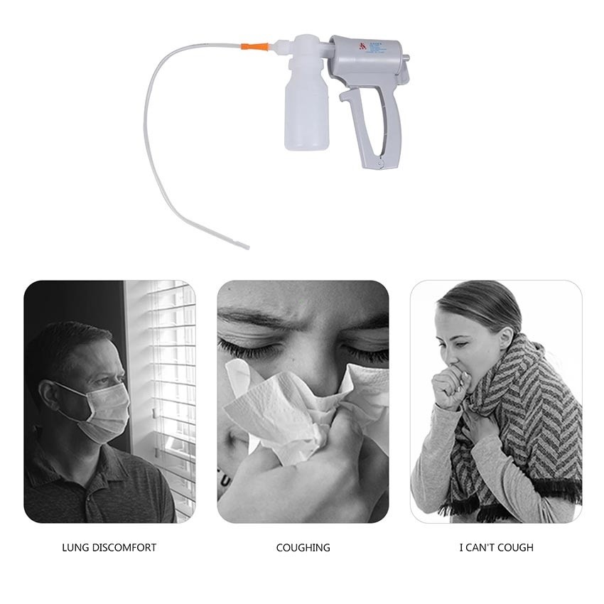 -IKIAELO- Suction Pump Manual Hand Alat Suction Penyedot Dahak Suction Manual Sputum Aspirator