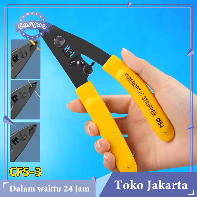 Stripper Fiber Optic 3 Hole Fiber Optik Stripper Fiber Optic Stripper Tang Fiber Optical Stripper