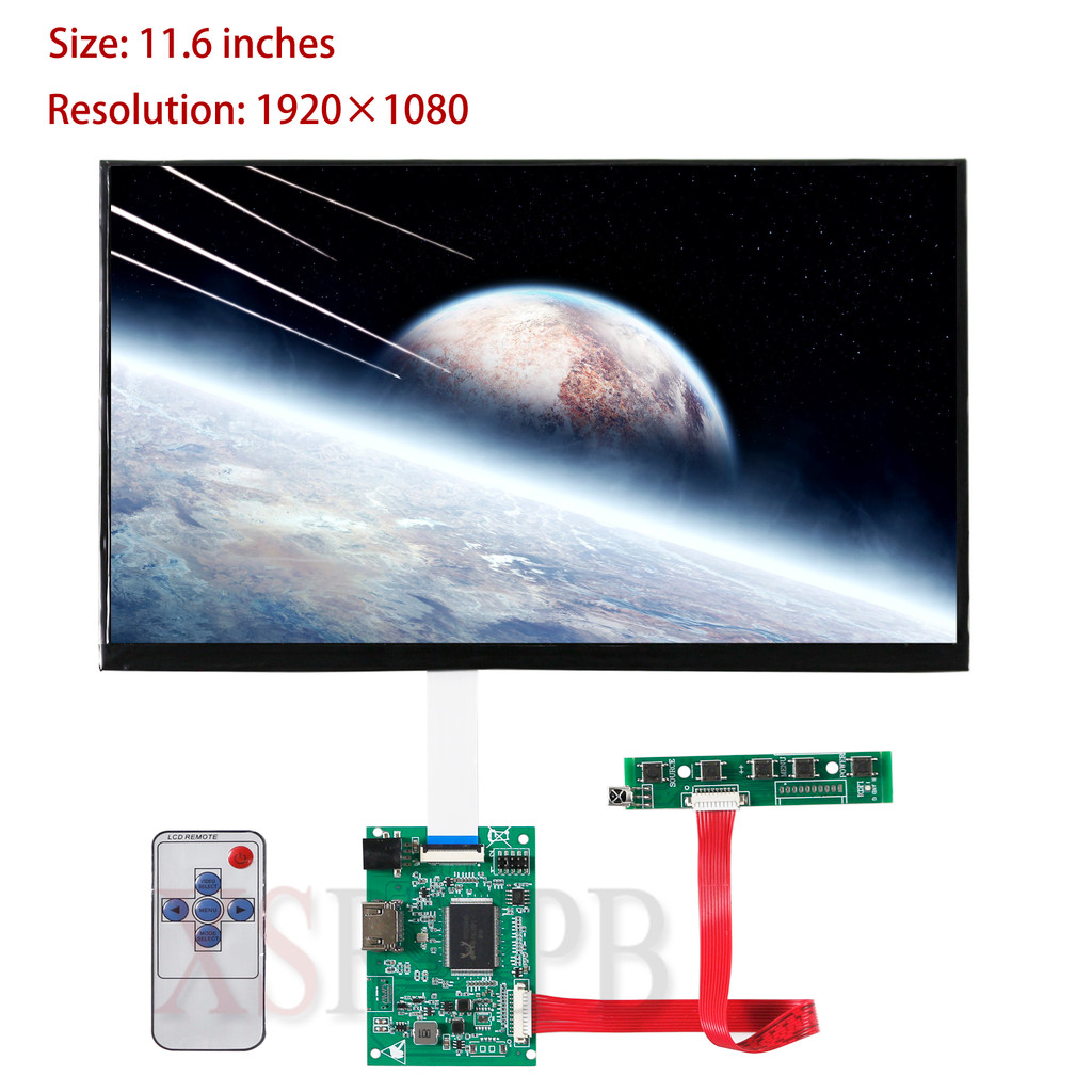 11.6 In Y LCD Screen splay HDMI-Compatible Driver Control Board For Raspberry Pi Banana/Orange Pi PC