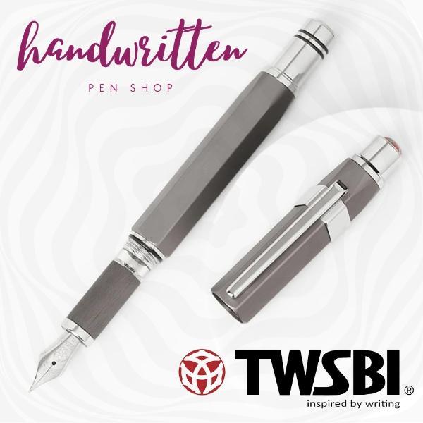 TWSBI Precision Fountain Pen - Gunmetal / Pulpen Pena - #5 SS Fine