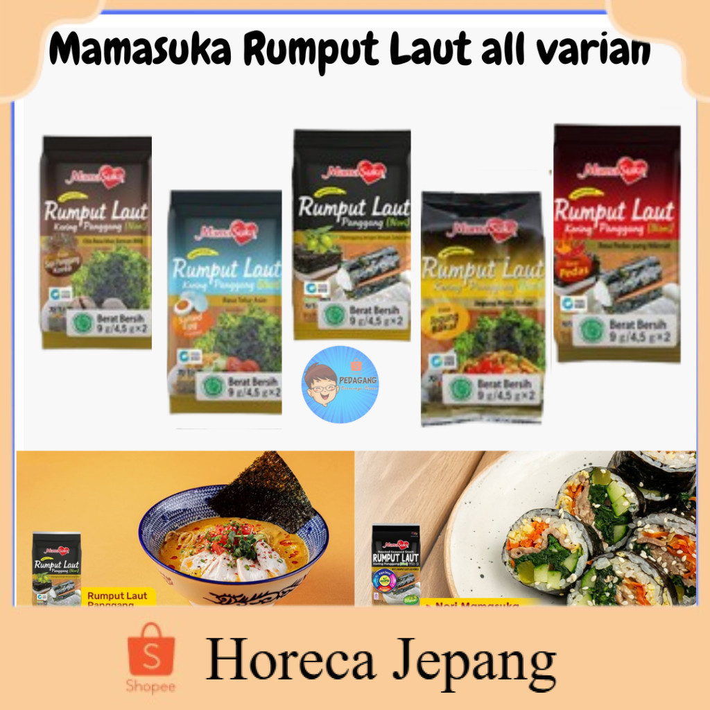 Mamasuka Rumput Laut Panggang all varian / Nori Rumput Laut/ Nori