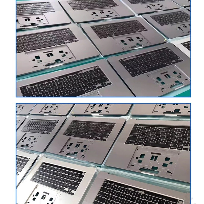 Original 98% new15" A1398 Silver 2012-2015 Top Case Palmrest UK US Russian Keyboard Part for MacBook