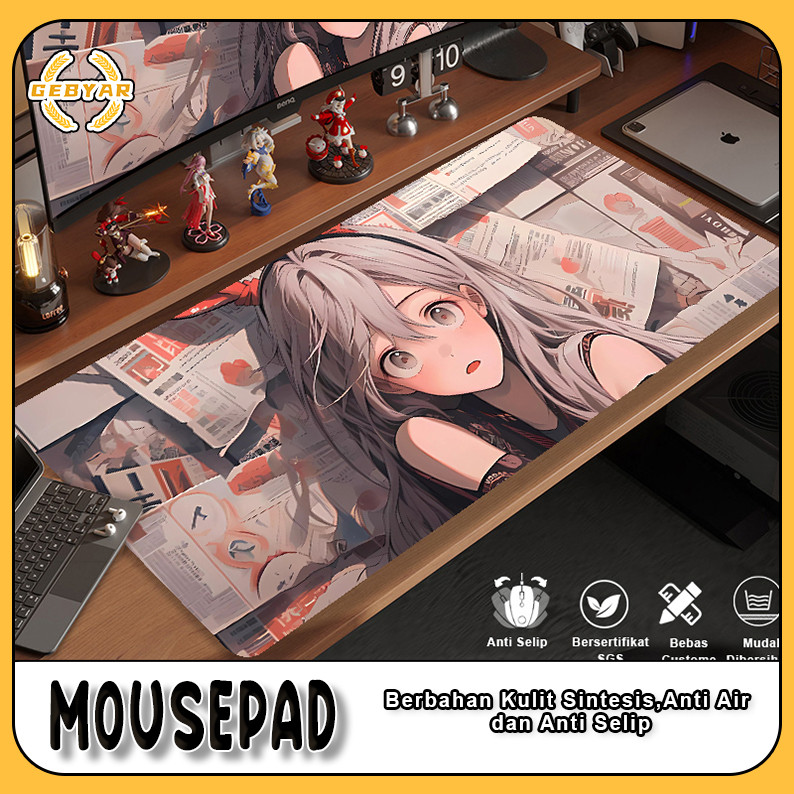 Mousepad Ilustrasi Anime Mousepad Anime Jepang Mousepad Anime Kawaii Mousepad Anime Cute Mousepad An