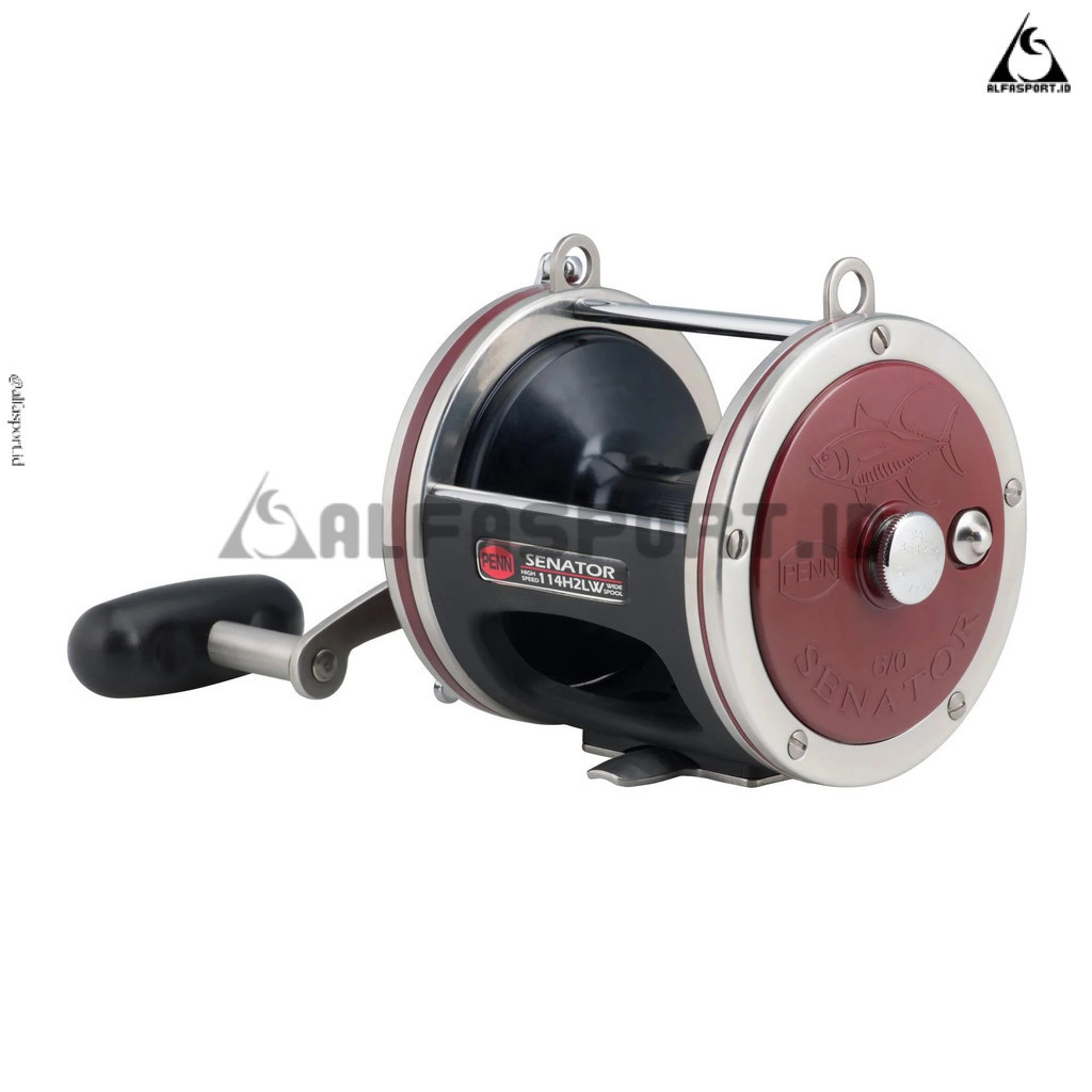 AlfaSport.Id Reel Pancing Penn Senator 114H2LW Star Drag Conventional Reel Handle Kanan Mancing Over