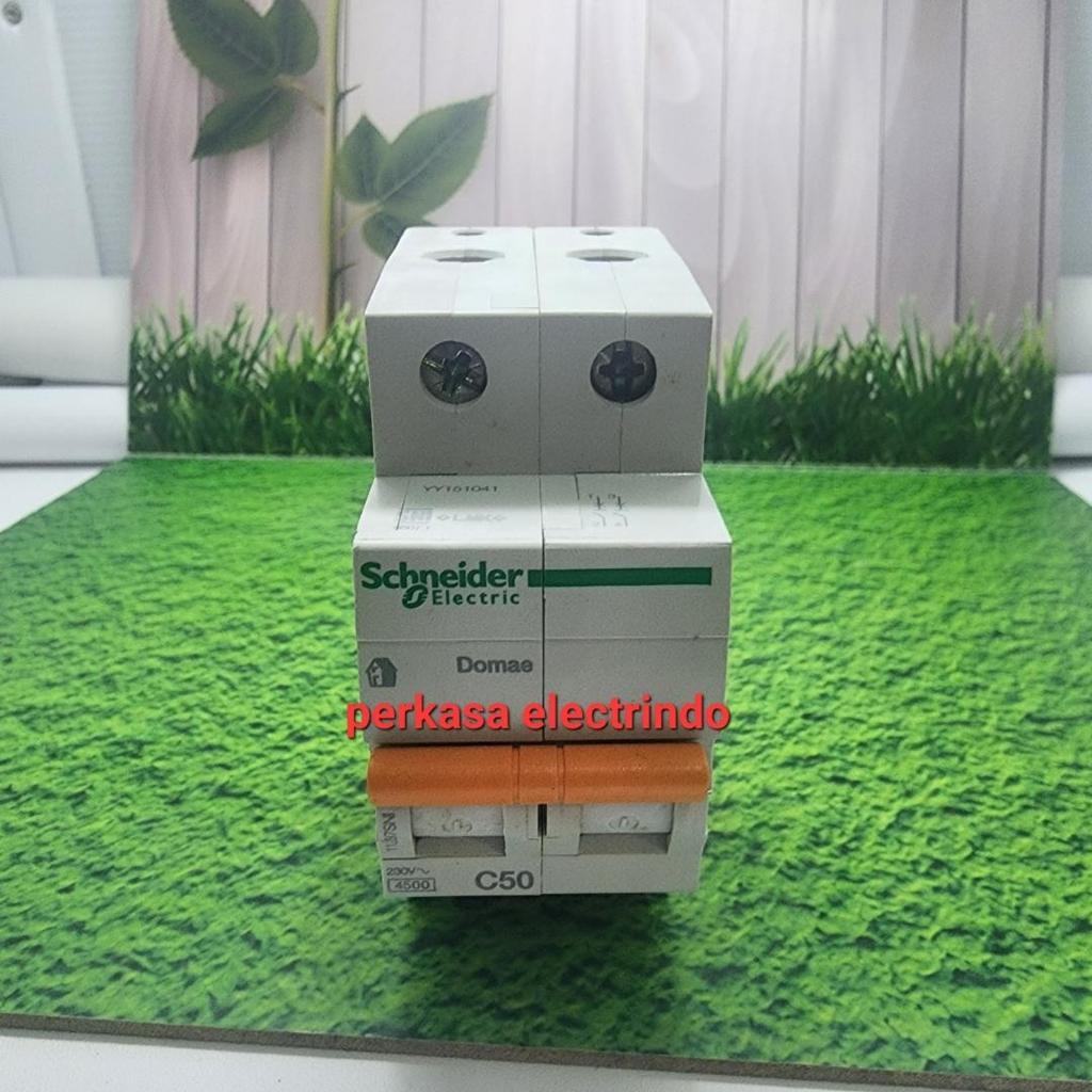 mcb schneider domae 2P 50A SNI
