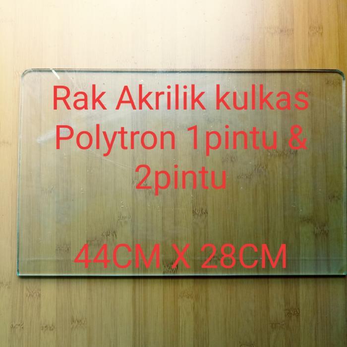 Rak Kaca Tengah Kulkas / Lemaeri Es Polytron Semua Tipe - Akrilik 5mm