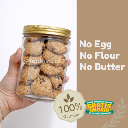 Vegan Oatmeal Peanut Butter Cookies | Hampers Kue / souvenir spesial custom