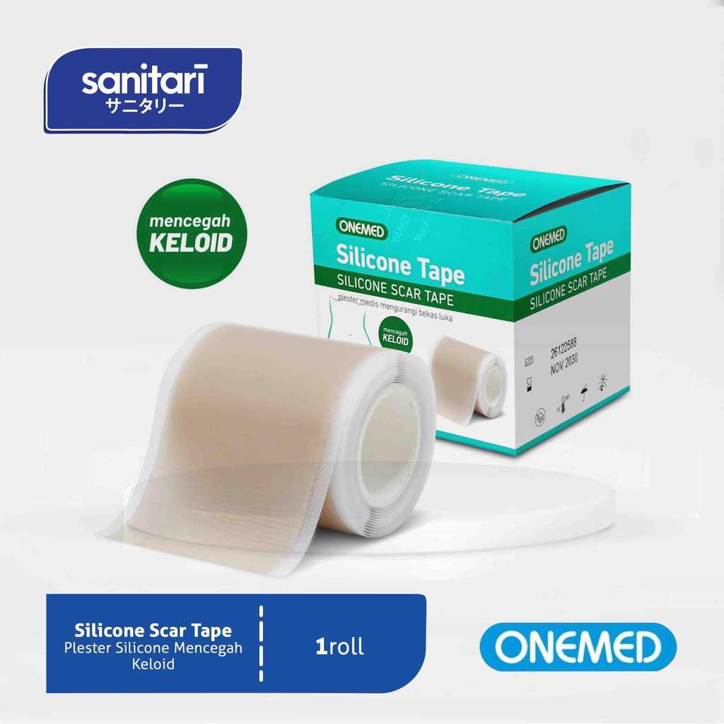 Silicone Scar Tape Silicone Scar Tape Onemed Plester Silicone Mengurangi Bekas Luka Keloid Plester M