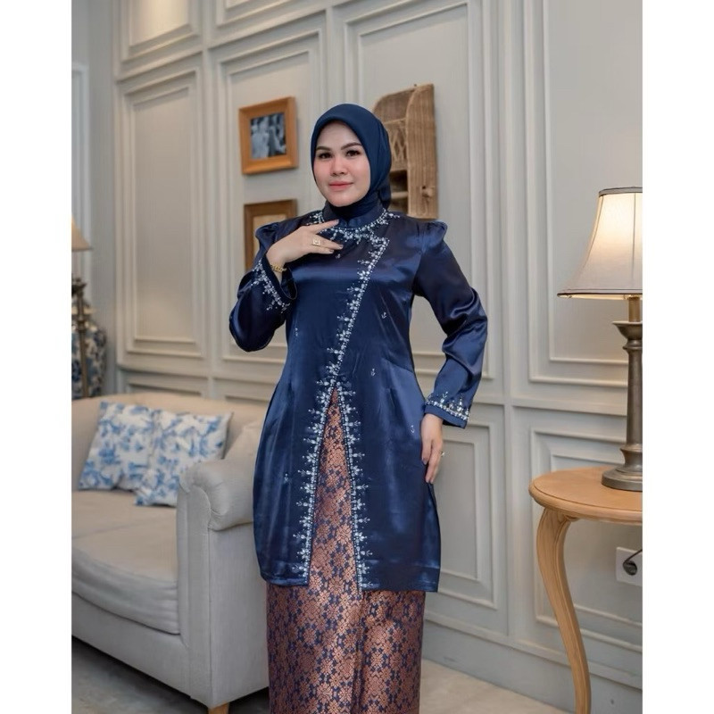 Baju Kurung Melayu Setelan Songket Kebaya Modern Seragaman Baju Kondangan Flash Sale Kebaya Modern K