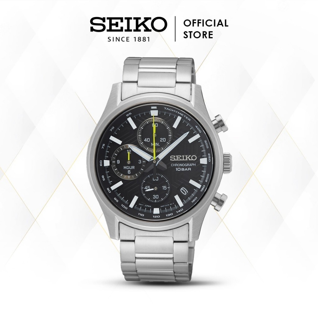 Promo Original  Seiko Chronograph SSB419P1 SSB419 Quartz Sapphire Stainless Garansi Resmi 3 tahun