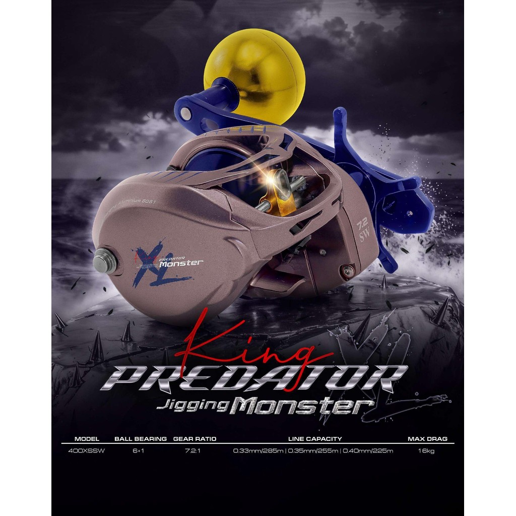 Daido - Reel King Predator Jigging Monster - Reel Pancing