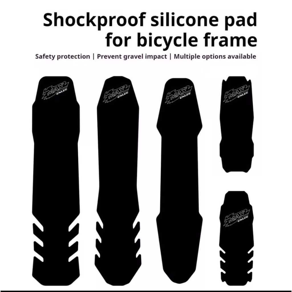 Enlee Frame Guard Downtube MTB Cover Pelindung Loadingan 3M Anti Bentur Anti Gores Sepeda Stiker