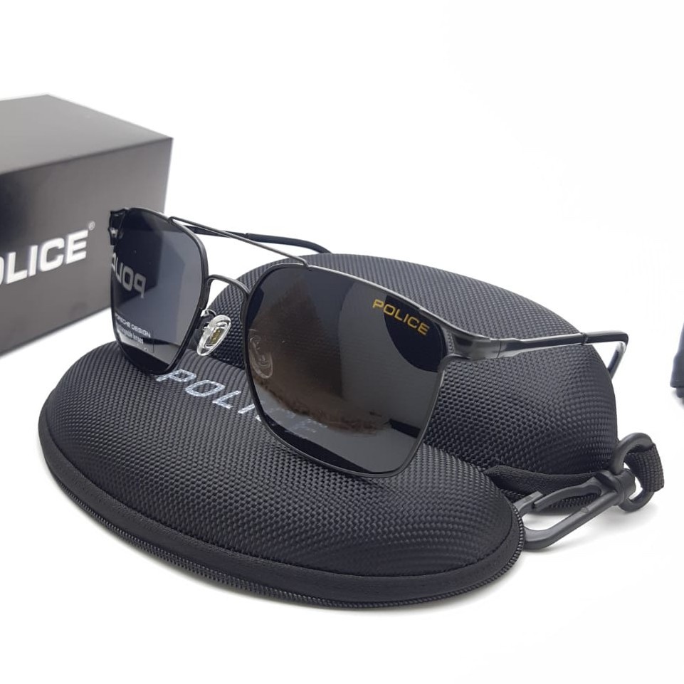 FLASH SALE , , , COD Kacamata Pria Police P8319 Super Fullset