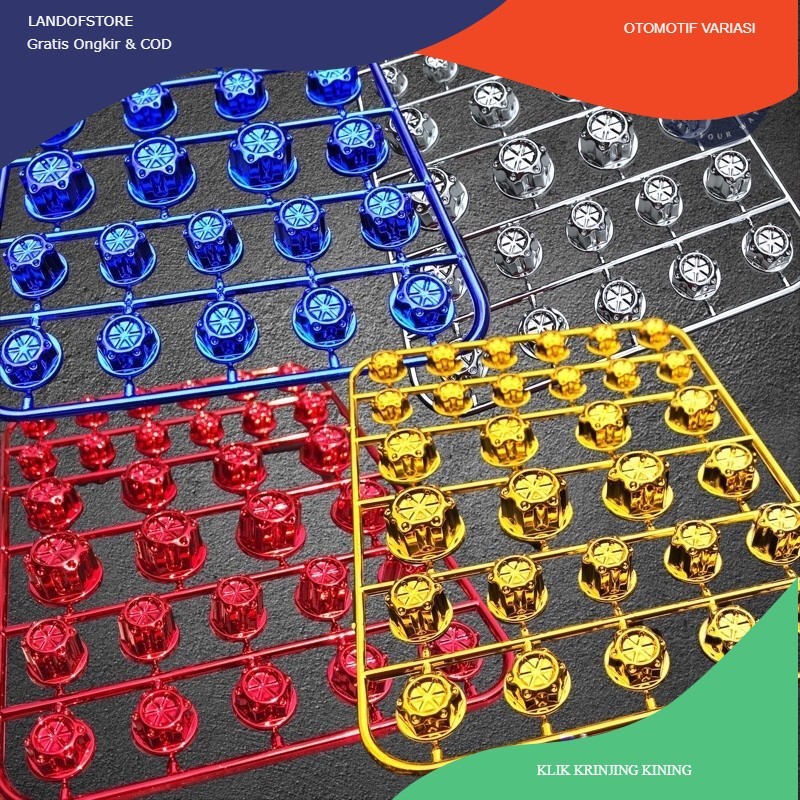 TERBARU MURAH Cover Tutup Baut Monel probolt / Tutup Baut Probolt L / Kondom Baut Ukuran 8 10 12 14 