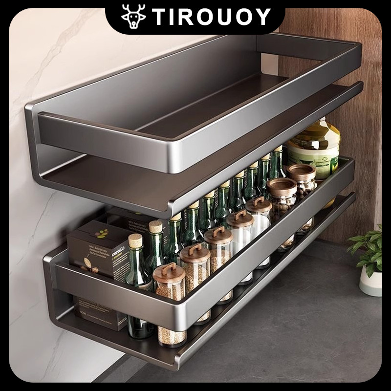 Rak Bumbu Dapur/Rak Gantung/ Rak Multifungsi/Rak Penyimpanan Dapur Kuat