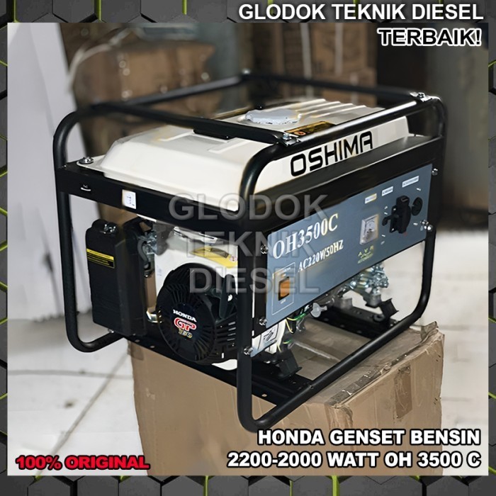 HARGA PROMO SPESIAL (GARANSI UANG KEMBALI KLAU ADA RUSAK ATAU TIDK SESUAI) Mesin Genset Honda Oshima