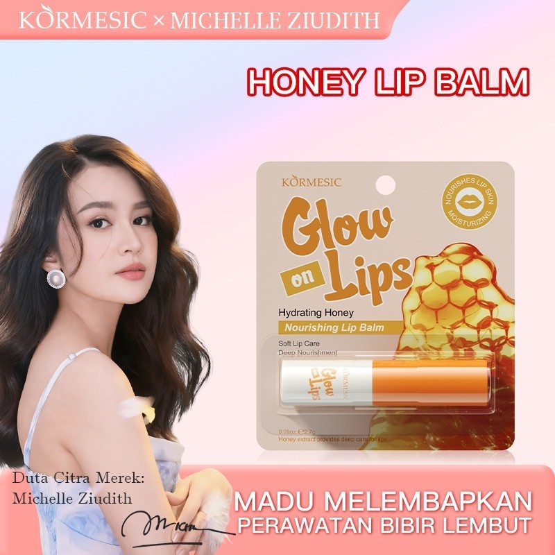COD Lip Serum Masker Bibir 2.7g Lipstik Madu Lip Balm Pelembab Untuk Bibir Hitam Dan Kering Pemutih 