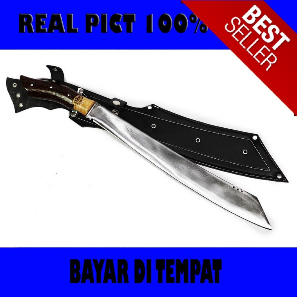 KAPTENSTORE1965 R3 extra diskon Golok asli baja / bedog golok sunda / golok asli baja super tajam / 