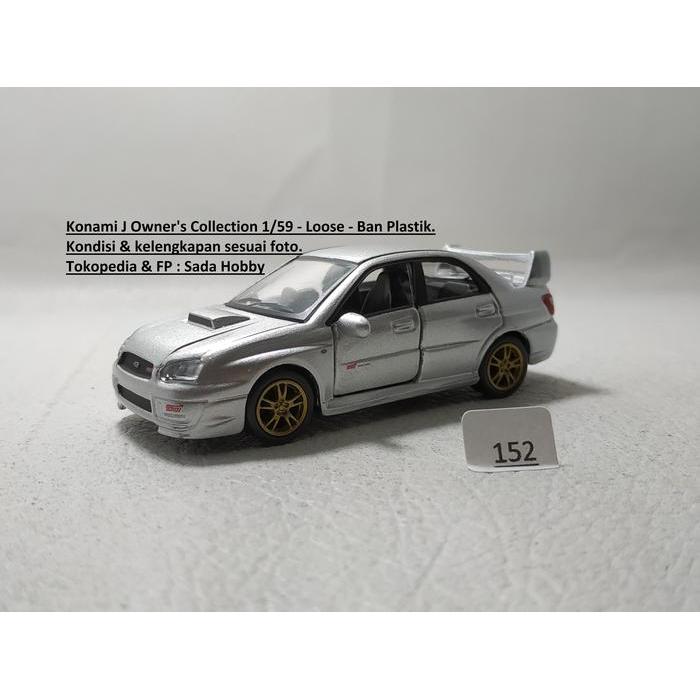 Diecast Konami J Owner's Collection Subaru Impreza Silver Unit Only SBAtoys