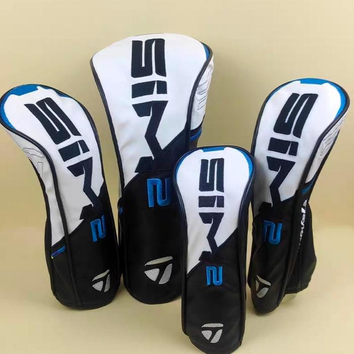 Head cover taylormade sim2 sarung golf head cover wood - hybrid