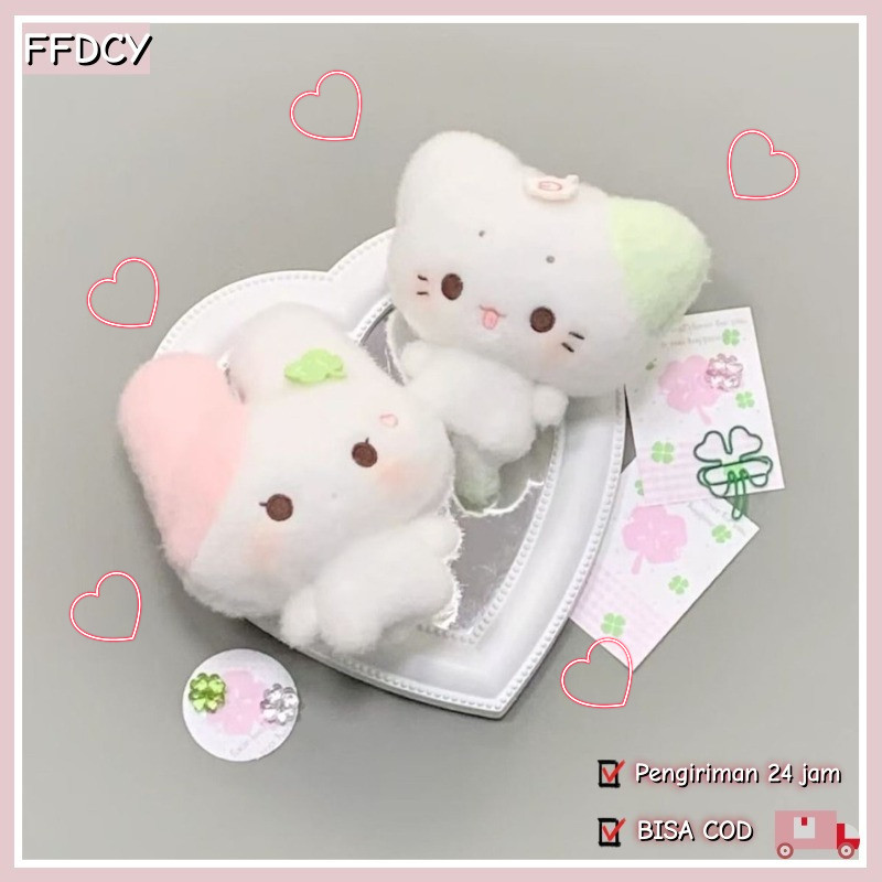 Gantungan Kunci Boneka Kue Ikan Kucing Dan Kelinci Keberuntungan Lucu, Gantungan Boneka, Hadiah Untu