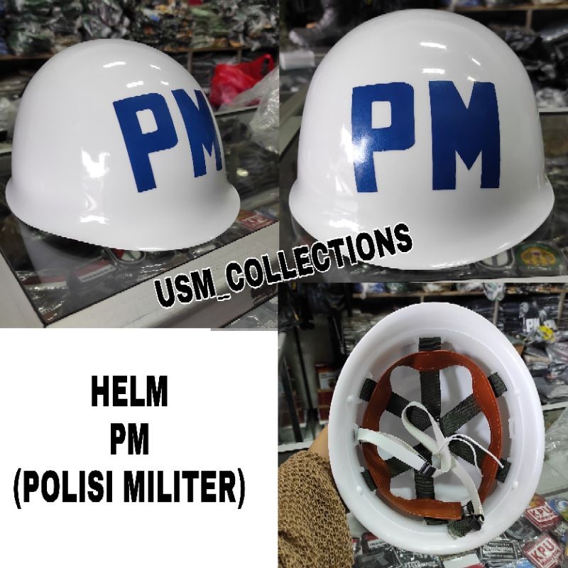 helm PM polisi militer / helm TNI